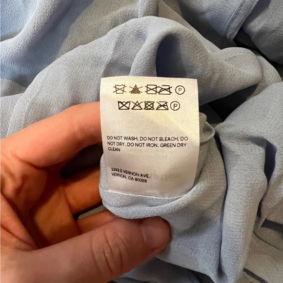 REFORMATION Women’s Meadow Midi Dress Mineral Blue Size Small $278 NEW - Picture 9 of 9